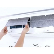 필터 1차 에어컨필터 미세먼지 부착식 공기청정기 냄새제거 탈취 에어컨 단구마켓, 상세페이지 참조