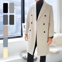 이지핏 남자 정장 가을겨울 세미 오버핏 롱 울더블코트_BL023