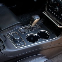Jeep 그랜드체로키 컵홀더 기어패널 인테리어 데칼스티커, 블랙카본유광