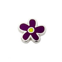 아트박스/로고마크 작은꽃(보라색)뺏지