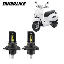 대림 베스비 오토바이 LED 전조등 12V H4헤드램프 2면 헤드라이트 바이크, BLT 12v H4 오토바이LED 2면 블랙
