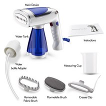 핸디스팀다리미 스탠드다리미 스탠드스팀다리미 스팀 핸드 헬드 스티머 250ml 1600W 강력한 의류 휴대용 빠, 02 three gear_02 EU