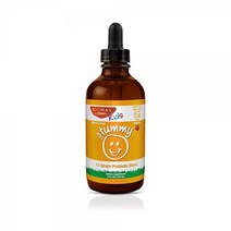 BIORAY Kids NDF Tummy Raspberry - 4 fl oz(120 mL) 11-스트레인 유산균 프로바이오틱 블렌드 위장관의 반응 지원 GMO 비건 글루텐 프리 약., 1개