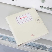 [ORDINA] 대학생 데일리 플래너 베이직 똑딱이 다이어리 선물 월간주간노트_14640EA, 베이지
