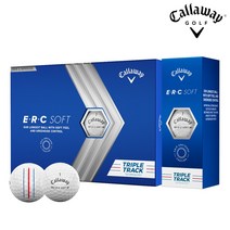 캘러웨이 2023 ERC 소프트 트리플트랙 골프볼 3PCS, 화이트, 12개, 1개