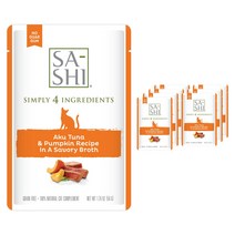 로우즈 사시 참치 호박 주식파우치, 생선, 50g, 8개