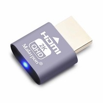HDMI 더미 플러그 핏 헤드리스 디스플레이 에뮬레이터 DDC EDID 헤드리스 고스 윈도우 맥 OSX 리눅스 그래픽 가속에 적합 3840x2160@60Hz 3P