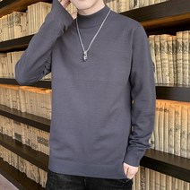 봄 가을 코디 편한 니트 패션 가을 겨울 기모 두툼한 따뜻한 스웨터 남