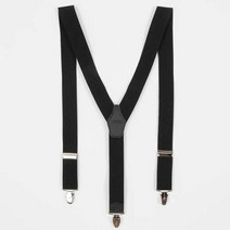 미라클세븐 M7 남성 단정한 멜빵코디 서스펜더 검정 벨트