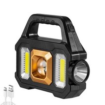 led 초강력 사냥용 써치라이트 후레쉬 전원 LED 손전등 토치 램프 USB 충전식 보조베터리 랜턴 캠핑 휴대용, 옥수수 속 B