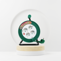 러그박스 캠핑릴선 10m 20m 30m 전기 릴선 3구 4구 차박 리드선 USB 연장선 작업선, 15m 4구 노출형 (그린)1.0SQ, 15m