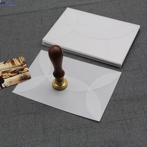 감사 답례 봉투 카드 40매 감사장 결혼 결혼식 상품권 봉투 사이즈별 축결혼봉투 트레싱지봉투 꽃편지지, 10.5x15.5CM 라운드형 40개