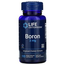 라이프 익스텐션 Boron 3 mg 100 식물성 캡슐