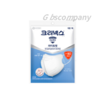 크리넥스 KF80 라이트핏 마스크 대형, 1개입, 400개, White (화이트)