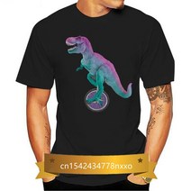 외발자전거 로스트 신즈 외발 자전거 공룡 남성용 그래픽 티셔츠, 02 blackMenxry4972_05 XXL