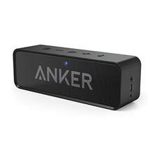 Anker Soundcore 휴대용 Bluetooth4.2 스피커 24시간 연속 재생 가능 [듀얼 드라이버무선 스피커내장 마이크 탑재](블랙), 블랙