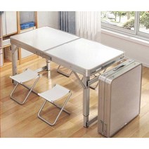 동인 행사 부스 전시 테이블 의자 판매 플리 마켓, 향상된 150x60 클래식블루+천 의자 4개