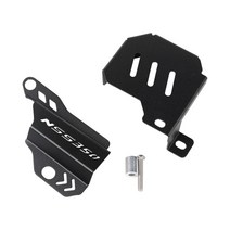 바이크 오토바이 튜브 보호 커버 코일 컵 가드 디스크 케이블 보호대 혼다 ADV350 ADV 350 2023 예비 부품용, [01] Black