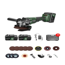 독일 TANZU 고출력 무선 핸드그라인더 충전 전동 샌더 연마기, 4. 고급형 - 배터리 2개, 1개