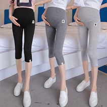 캣츠 임산부 7부 레깅스 M-XXL 임산부 레깅스 여름 바지 임부 복 편한 용 용골지 복대 아동 유아, 상품선택, 블랙XL