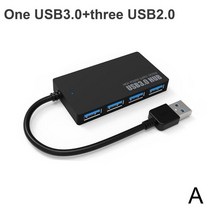 멀티허브 usb 맥북 3.0 도킹 허브 Usb 허브 3.0 멀티 분배기 4 포트 2.0 프로 Pc 3 0 확장기 전원 어댑터 H, 01 USB 3.0