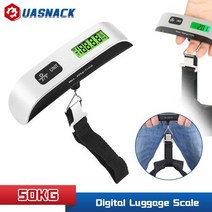 50kg 디지털 수하물 저울 10g 휴대용 전자 저울 무게 가방 여행 가방 걸이형 스틸 야드 후크 저울 도구