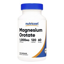 뉴트리코스트 마그네슘 오로테이트 1000mg 캡슐, 120개입, 1개