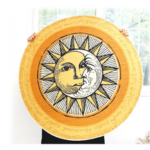 더풀타로 이집트 레트로 타로 스프레드 천, 썬앤문100cm