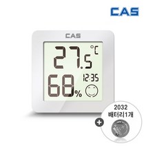 카스[CAS] 디지털 온습도계 T023 + 2032배터리1개 /탁상/벽걸이용, [CAS]온습도계 T023 + 2032배터리1개