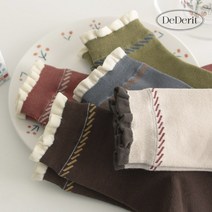 데데리트 귀여운 프릴디자인 패션 예쁜 양말 세트