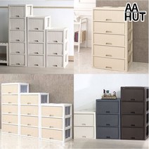 라탄 플라스틱 서랍장 이케아 서랍장 3단 4단 5단 옷서랍장 안방 낮은, 07. 아헛 라탄 플라스틱 와이드 5단 서랍장, 화이트베이지
