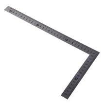 스테인레스 스틸 15x30cm 90도 각도 메트릭 트라이터 스퀘어 통치자 스케일, 은