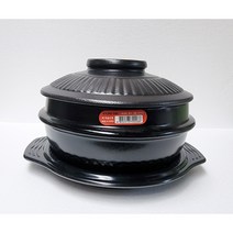 국산 직화 가정용 업소용 바이오 뚝배기 계란찜 찌개냄비, 0개, 뚝배기6호+받침+뚜껑