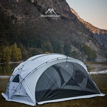 마운틴하이커 라운지 돔 쉘터 텐트 리빙쉘 돔텐트, 반구형 돔 메쉬