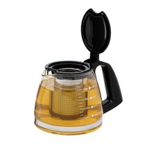 [로하티]리빙그로 블랙핸들 유리 차포트 750ml