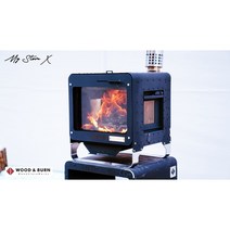 우드앤번 마이스토브 X 펠릿 화목 장작 불멍 난로 (방문 상시판매)