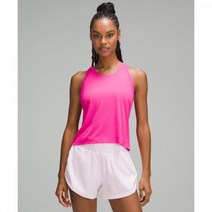룰루레몬 패스트 앤 프리 레이스 렝스 탱크 상의 - 소닉 핑크 티셔츠 탱크탑 347554