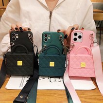 썬 핸드폰 케이스 삼성 갤럭시 S22 S22플러스 S22울트라 핸드백 스타일 동전지갑 목걸이 케이스
