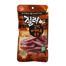 MDG5534 샘표식품 질러(갈릭바베큐육포)70g 샘표 질러 육포 안주 간식 샘표/질러/육포/안주, 1개