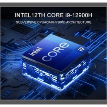 Eglobal 미니 PC 인텔 코어 i9 12900H 엔비디아 RTX 3050 게이밍 데스크탑 컴퓨터 4.0 와이파이 6 윈도우, 03 i9 12900H RTX 3050Ti, 04 16G RAM 1TB SSD