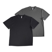 꼬마군화 드라이라운드 남여공용 무지 기능성 쿨론 반팔 티셔츠 냉감 반팔티