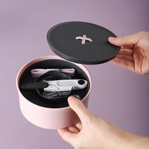 모스트 원형 반짇고리함 세트, 카키, 1세트
