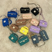 도두리 diy 망스티치 뜨개질 코바늘 가방 키트 패키지 만들기 - 루카, 루카 12cm, 마쉬멜로우