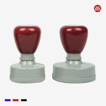원형 만년스탬프 칭찬도장 - 큰사이즈 42mm-51mm, 적색, 팩스:02-2676-7307