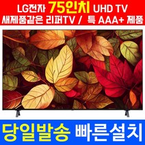 LG 75인치TV 4K UHD 75UP8000 신품같은 리퍼TV, 1. 매장 방문수령