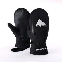 스노우 보드 스키 방한 벙어리 장갑 방수 겨울 남성 여성 Burton, 블랙색