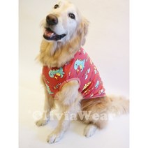 대형견 잠옷 3xl 4xl 5xl 강아지 잠옷, 4XL-가슴둘레 74 길이 56, E