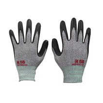 에스비 코팅장갑 PARTNER-500 그레이 회색 S M L 1개단위 국산, PARTNER-500(L)