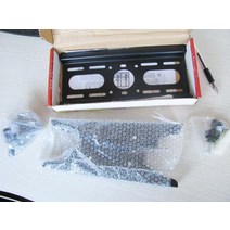 듀얼모니터받침대 모니터받침 높은모니터받침대 VESA-200x200 10 인치-37 인치 LCD LED 플라즈마 tv 벽 브, 한개옵션0