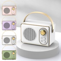 레트로 휴대용블루투스스피커 미니타입 OBS-RTR1, 화이트
